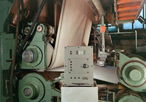 moderne Papiermaschine